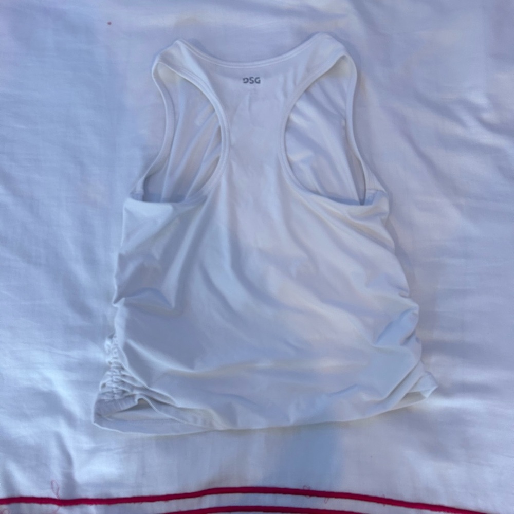 Simple white tank top